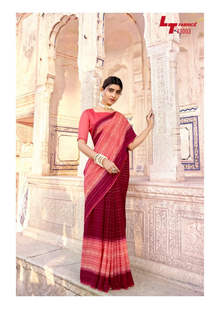 Lt Kajal Fancy Ethnic Wear Wholesale Printed Designer Saree Catalog